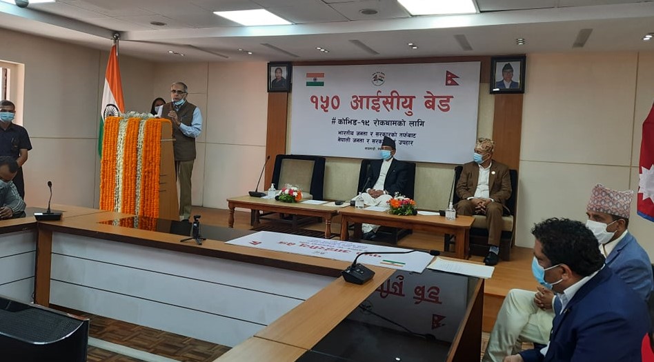 भारतले नेपाललाई दियो १५० थान आईसीयू बेड