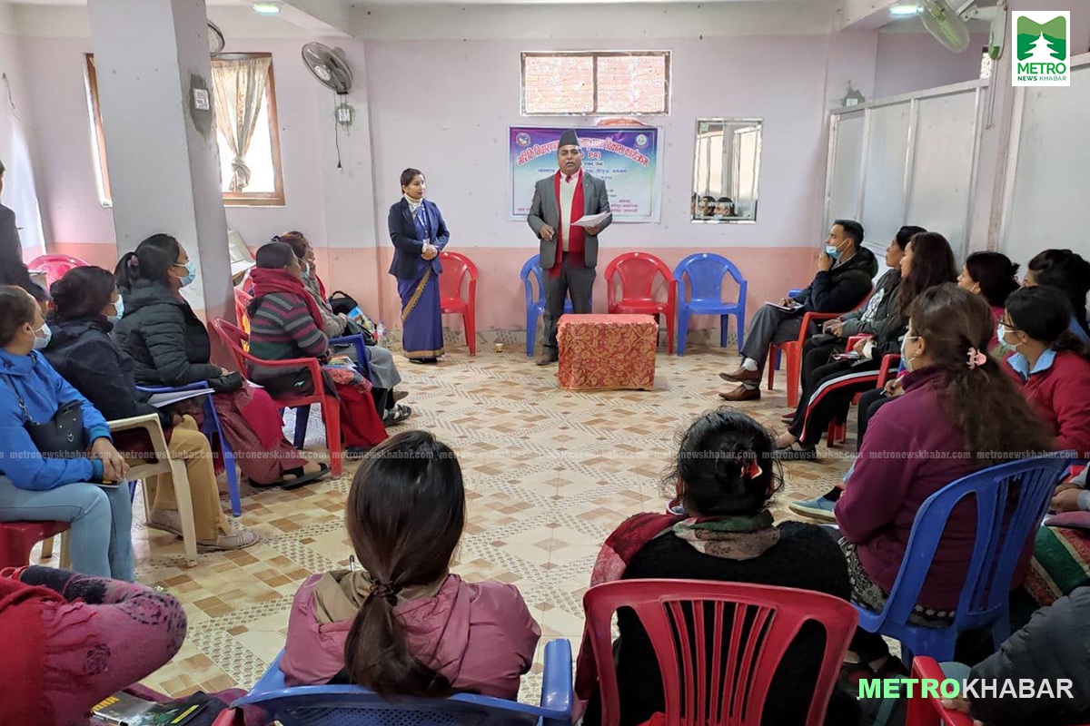 गरिबी निवारणका लागि ८ दिने सीपमूलक तालिम शुरू