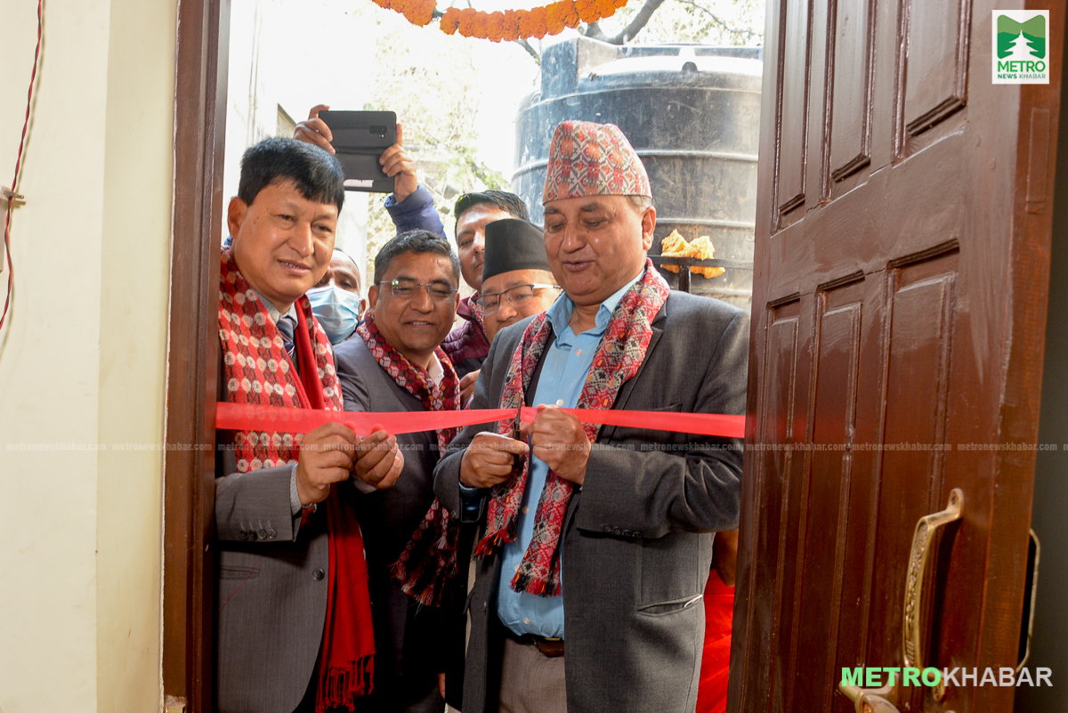 हाँडीगाउँको कोटाटोलमा कोटा गुठी भवनको उद्घाटन