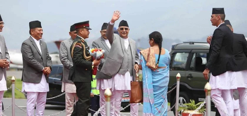 प्रधानमन्त्री ओली अमेरिका भ्रमण सम्पन्न गरी स्वदेश फर्किए
